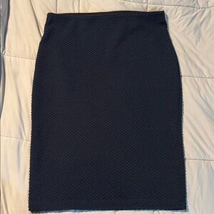 Apt. 9 Textured Black Pencil Skirt